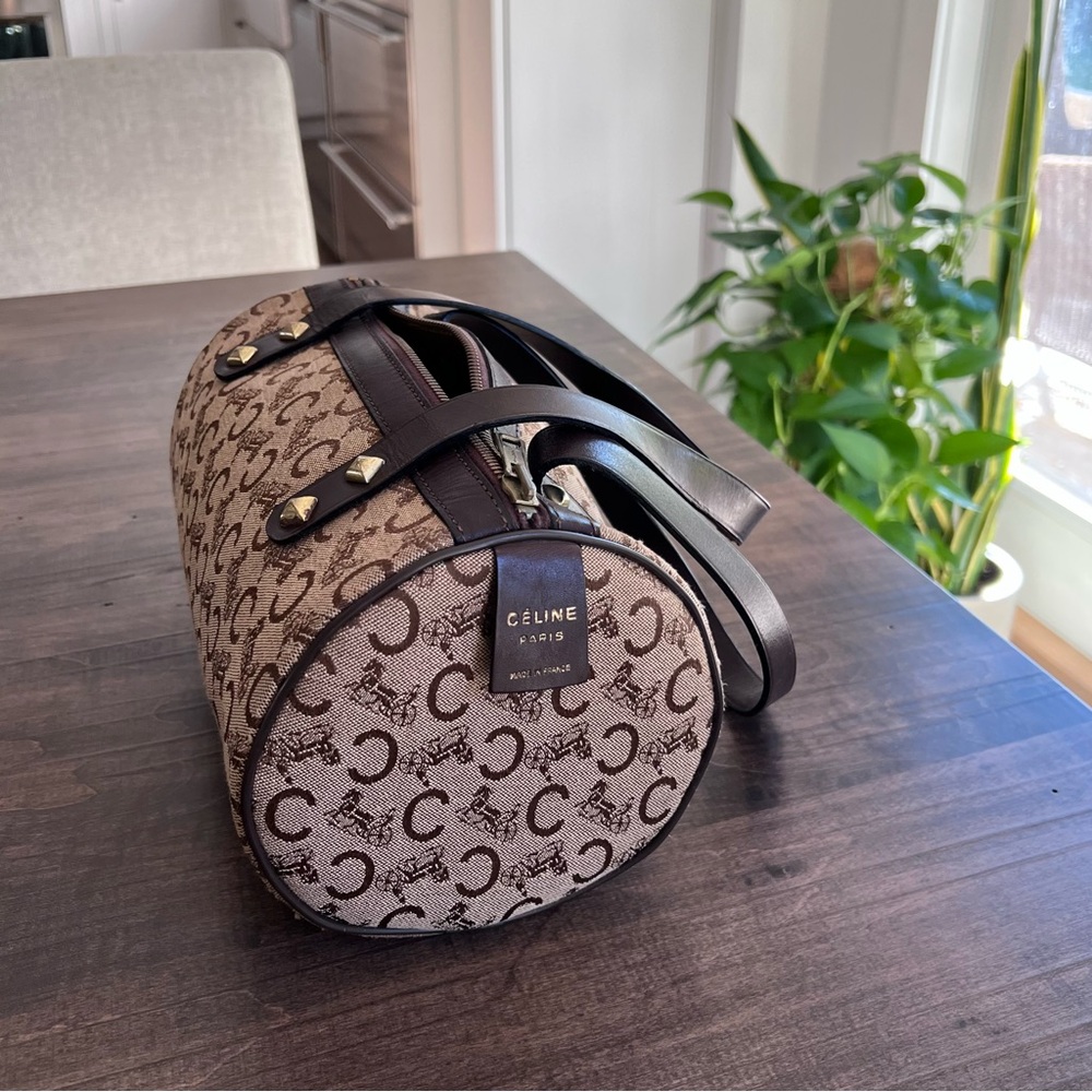 Authentic vintage Celine barrel bag